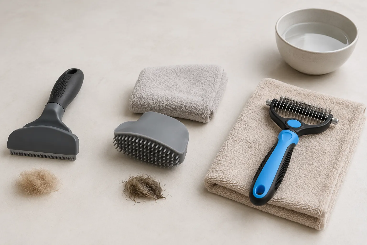 Wet and dry instructions differ between grooming-tool types